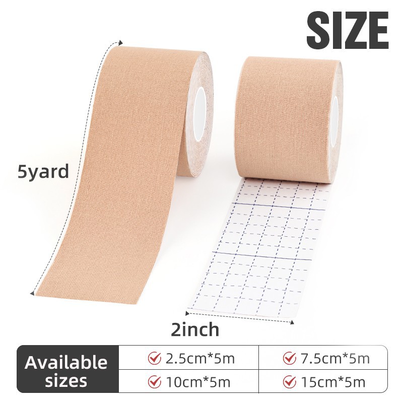 size of Forearm kinesiology tape