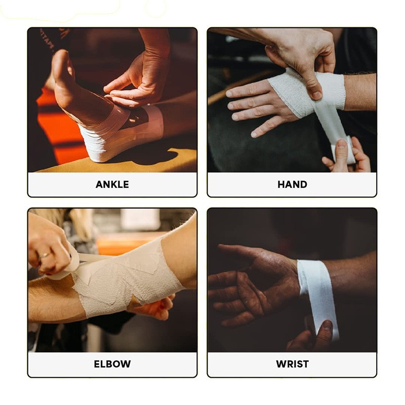 soccer player wrist tape application